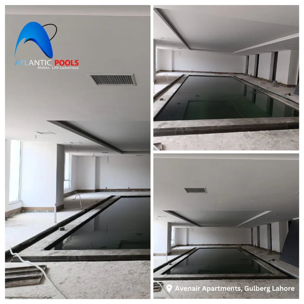 Pool Project by Atlantic Pools at Avenair Apartments Gulberg Lahore