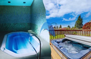 Indoor and Outdoor Jacuzzi