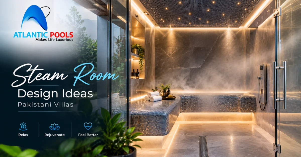 Steam room design ideas pakistani villas