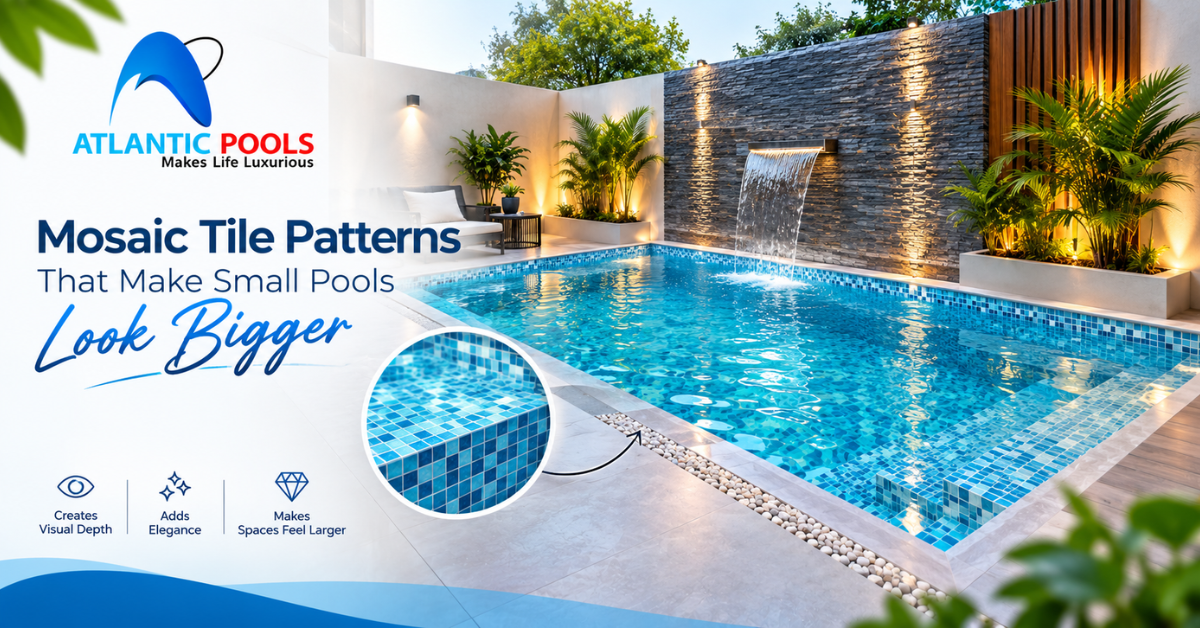 Mosaic Tile Patterns That Make Small Pools Look Bigger